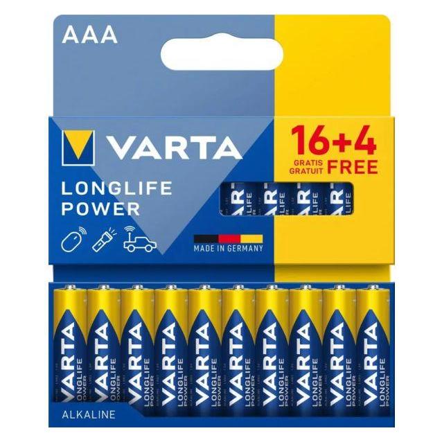 Varta Longlife Power AAA (20 Stk., AAA, 1260 mAh) (4903121795)