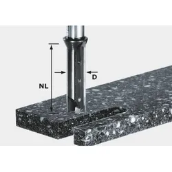 Festool Nutfräser-Wendeplatten HW S12 D14/45 WM - 491110