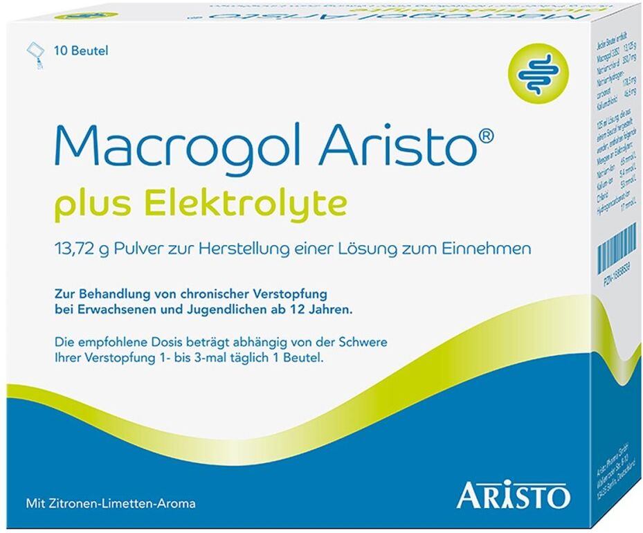 Macrogol Aristo Plus Elektrolyte 13,72 g Pulver