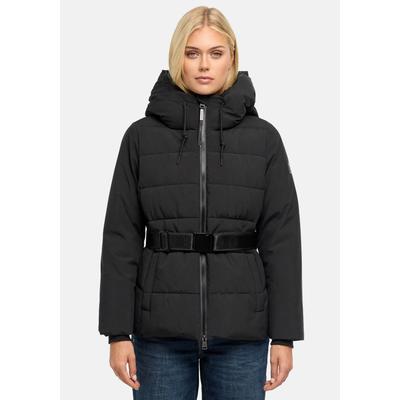 Steppjacke NAVAHOO "Wattewunder XIV", Damen, Gr. L (40), schwarz, Obermaterial: 100% Polyester. Innenfutter: 100% Polyester. Ärmelfutter: 100% Polyester. Wattierung: 100% Polyester. Accessoire: 100% Polyester, figurumspielend hüftbedeckend, Ärmel...