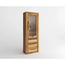 Vitrine self JOOST (BHT 70x199x40 cm) - braun - BHT 70x199x40 cm
