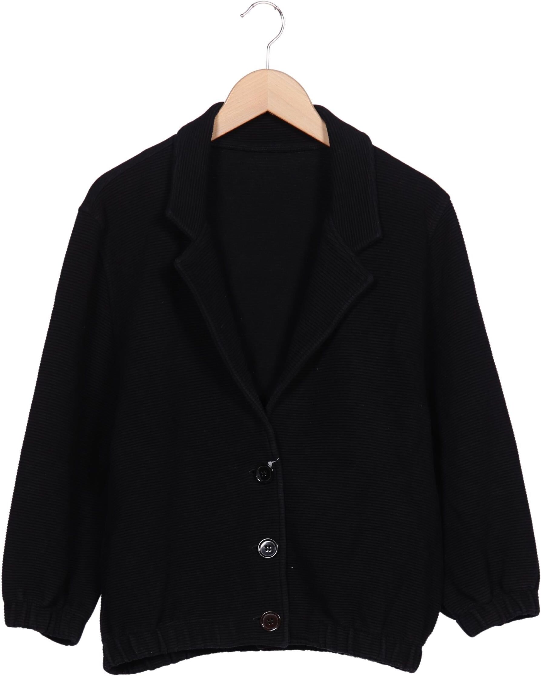 American Apparel Damen Jacke, Schwarz, Gr. Onesize, Baumwolle - Second Hand