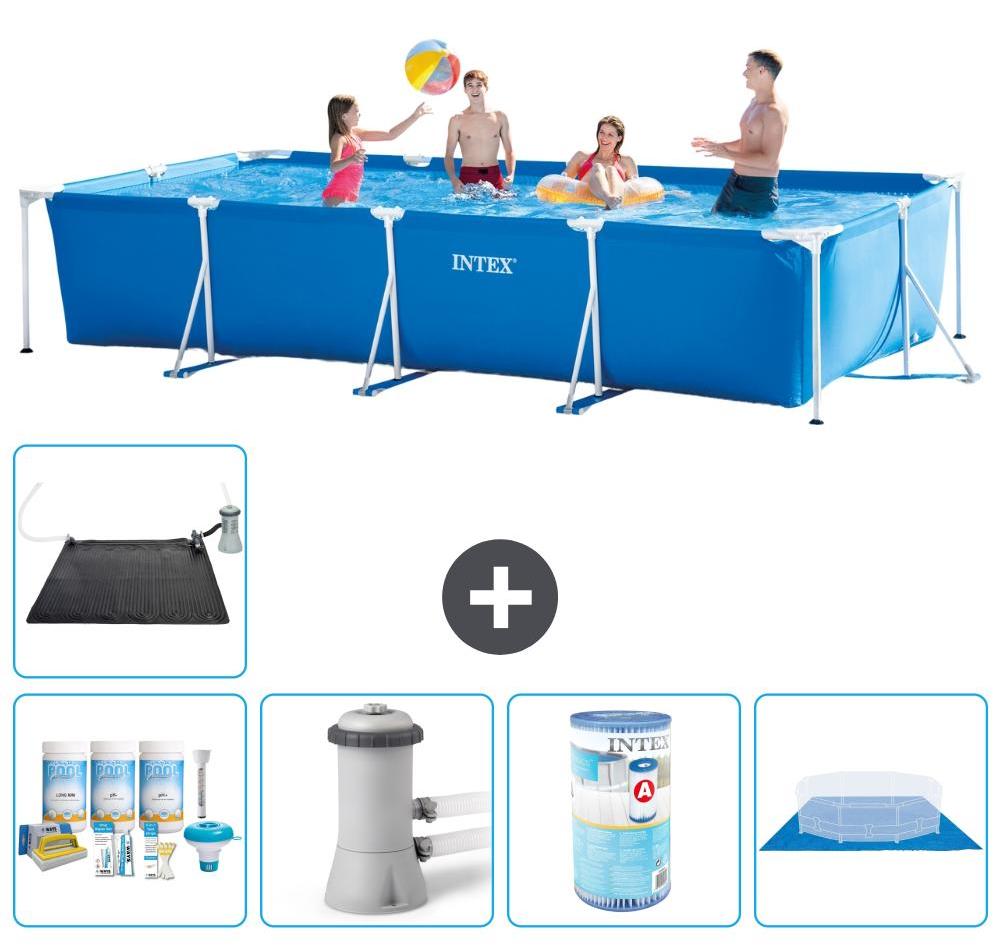 Rechteckiger Frame Pool - 450x220x84 cm - 6-teilig S40298