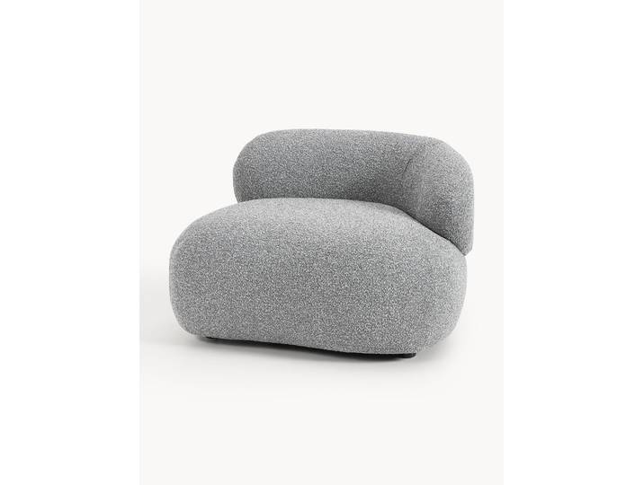 Fauteuil lounge en bouclette Alba