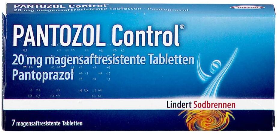 Pantozol Control 20mg magensaftresistente Tabletten 7stk