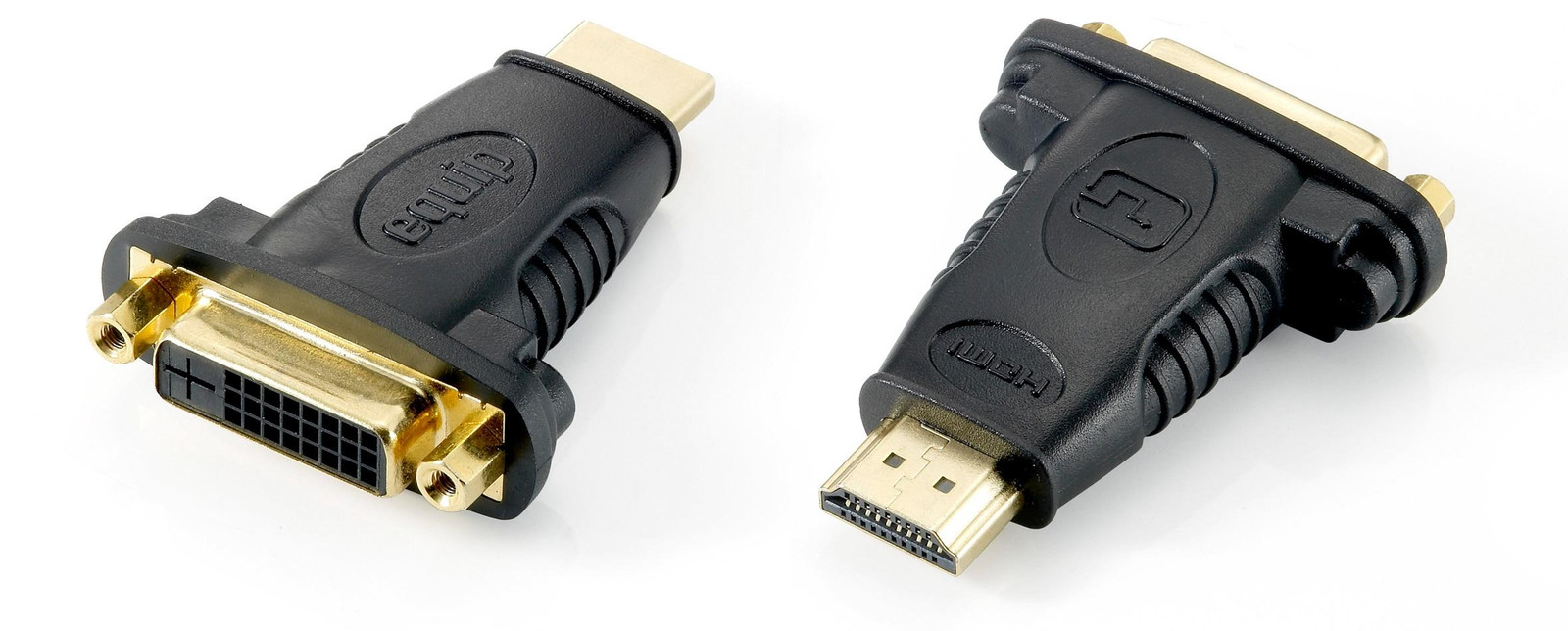 Equip HDMI naar DVI adapter type A naar DVI (24+1) stekker/kabel