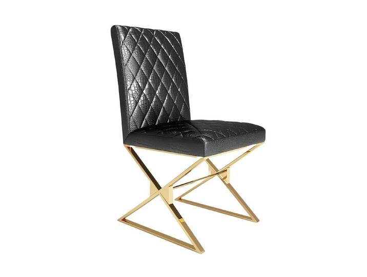 JVmoebel Sessel Eleganter Polsterstuhl mit Metallbeinen für stilvolles Ambiente (1x Sessel), Made in Europa