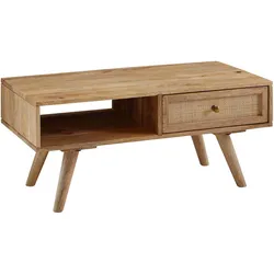 FineBuy, Couchtisch + Beistelltisch, Rhett (90 x 45 x 40 cm)