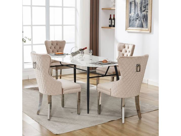 Fauteuil Nouveau Premium sense chaises de salle à manger (chaises de cuisine chaises de salon avec anneaux de porte uniques dans le