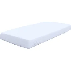Spannbetttuch Biber (BL 180x200 cm) - weiß - BL 180x200 cm