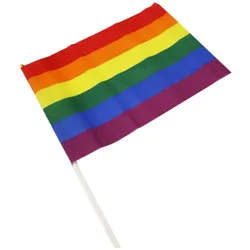 PRIDE - LGBT-FLAGGE GROßER WIMPEL