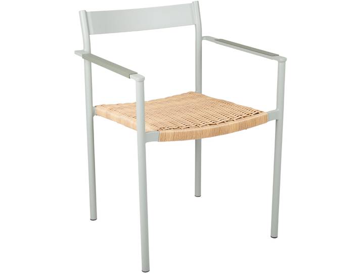 Gartenstuhl Jora transparent/grün Alu-Rattan - Gartenstuhl - Wetterfeste Gartenmöbel & Accessoires