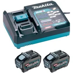 Makita, Werkzeugakku + Ladegerät, Power Source Kit (40 V)