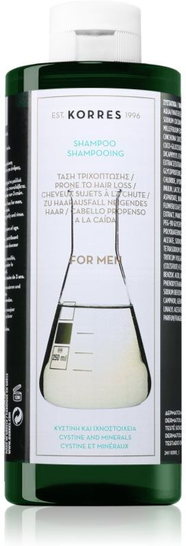 Korres Cystine & Minerals shampoing anti-chute pour homme 400 ml