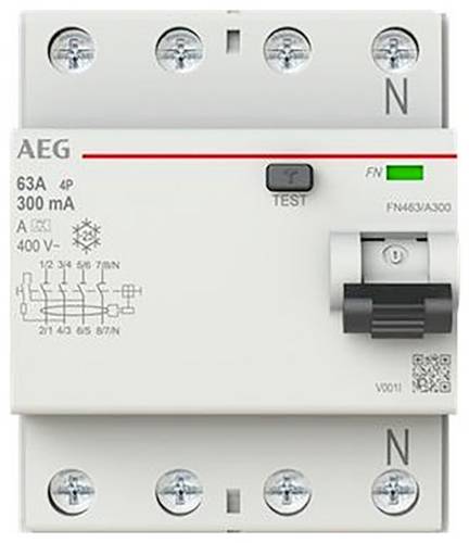 AEG 2CSF704156R3630 FI-Schutzschalter 63A 0.3A