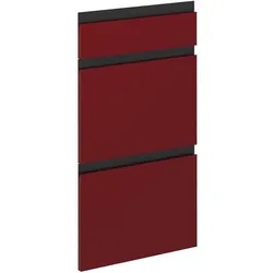 Vicco, Regal, Küchenfront R-Line, Rot, 39.6 x 71.3 cm Möbelfront für den Schubladenunterschrank