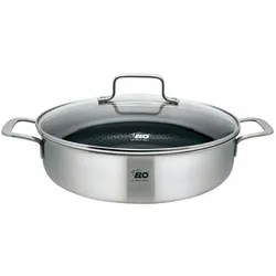 ELO Servierpfanne Relief Solution Ø 28 cm Edelstahl Silber