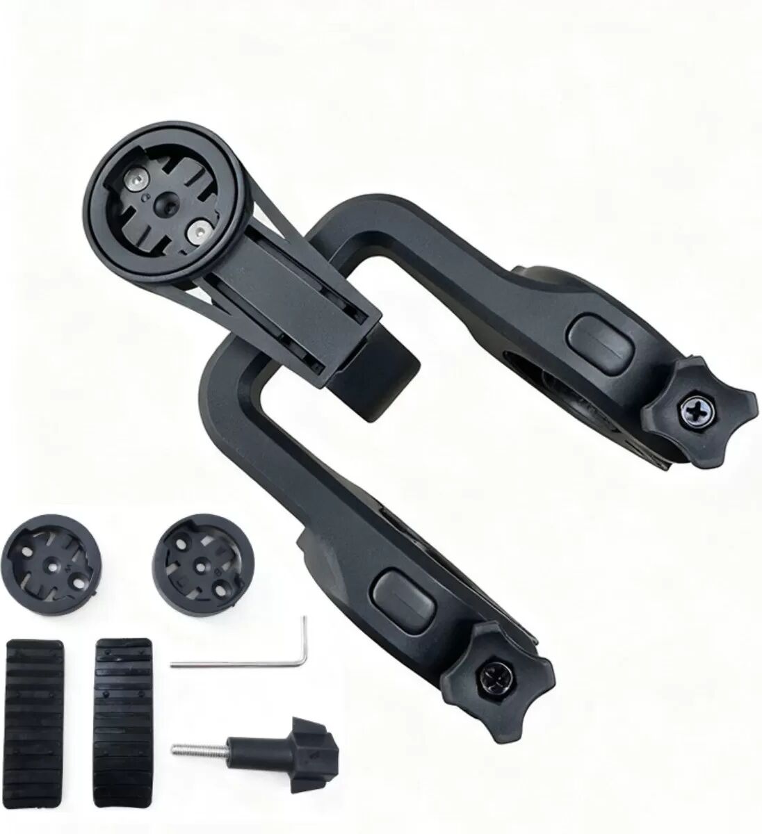 INF Support de Compteur de Vélo en Forme de Y - Noir: Fixez Votre Compteur de Vitesse et Caméra d'Action en Toute Sécurité