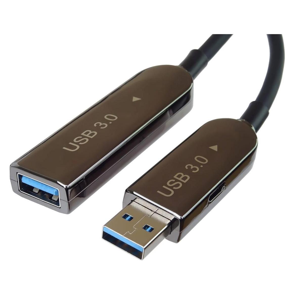 PremiumCord Kabel USB3.0 + 2.0 prodlužovací optický AOC kabel A/Male - A/Female 7m (7 m, USB 2.0) (ku3fiber07)