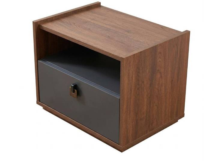 Xlmoebel Nachttisch Brauner Nachttisch Holznachttisch modern Schlafzimmer Jugendzimmer (1-tlg)