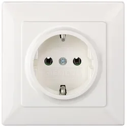 Siemens 5UH1095 DELTA line Abdeckungplatte Vollplatte 80x 80mm, titanweiß, ohne Einsatz