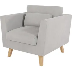 SESSEL Mario Silber Microfaser