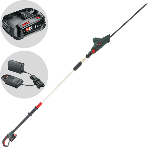 Bosch UniversalHedgePole 18 - Taille-haie sur perche à batterie - 18 V/2,5 Ah
