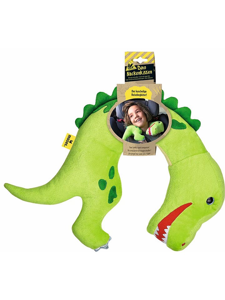 moses. Nackenkissen "Tyrannosaurus" in Grün - (B)46 x (H)32 x (T)8 cm - onesize