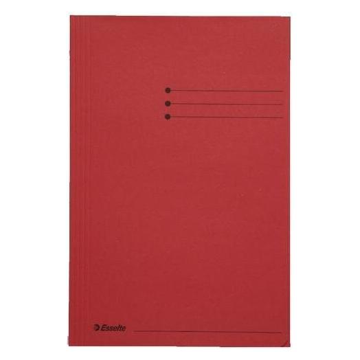 Leitz Aktenmappe 1032315 Folio Karton 235 mm x 350 mm Rot (Folio, 50x) (1032315)