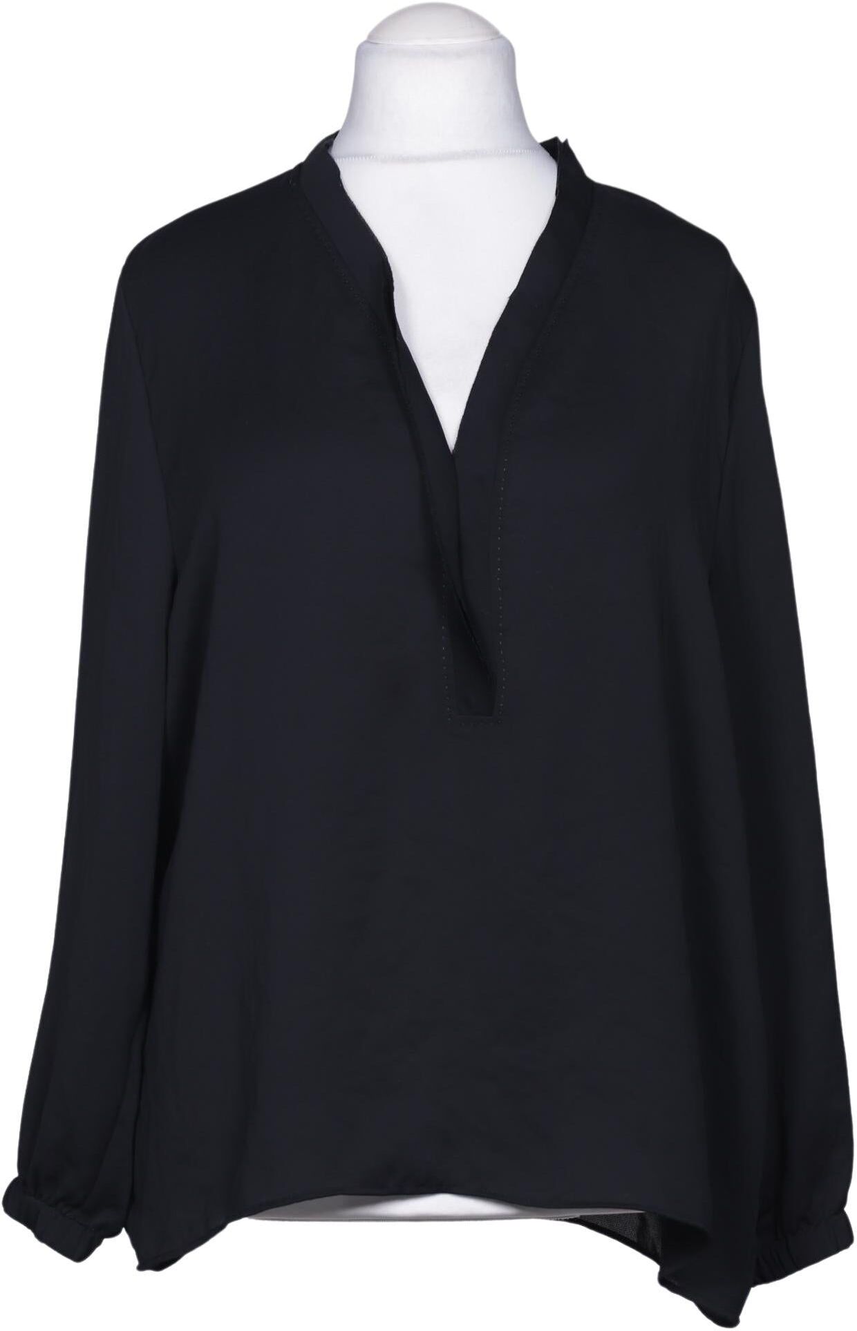 Cain Damen Bluse, Marineblau, Gr. EU 44 (Marc Cain N6), Synthetik - Second Hand