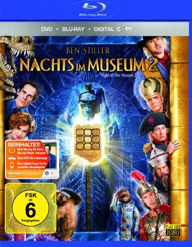 Shawn Levy - Nachts im Museum 2 (Blu-ray inkl. DVD mit Digital Copy) - Preis vom 30.09.2026 22:30:23 h