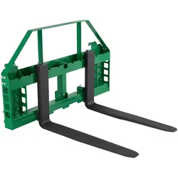 VEVOR Schnellbefestigung, 1814 kg Tragfähigkeit, Palettengabelrahmenaufsatz mit 122 cm Gabeln, Gabelstaplerklingen, 50,8 mm Anhängerkupplung und Speerhülsen, passend für JD-Traktoren