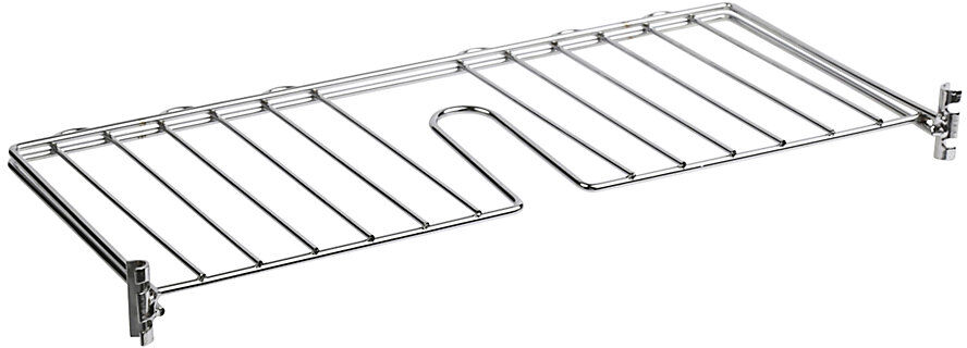 kaiserkraft Fachteiler für Chromtischwagen, Höhe 215 mm, VE 2 Stück, für Breite 460 mm
