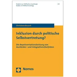 Inklusion durch politische Selbstvertretung?, Fachbücher von Christiane Bausch