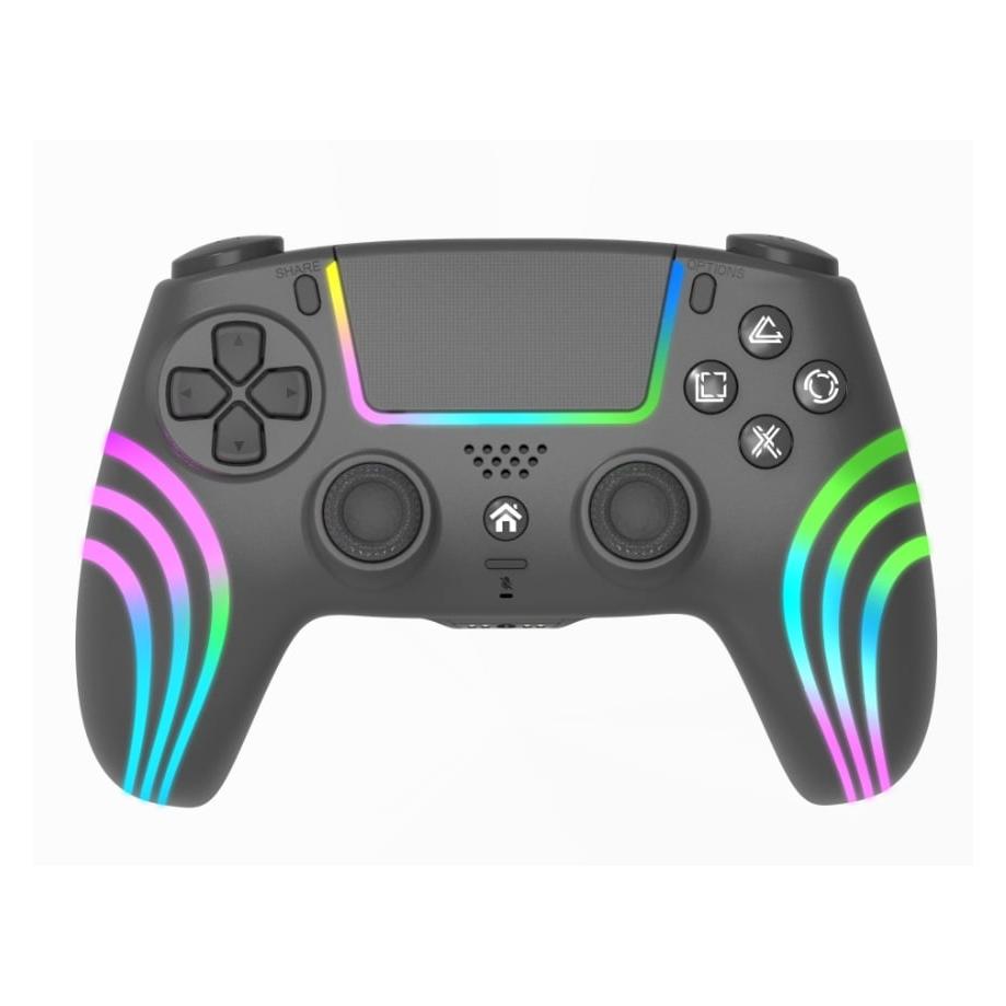 Deep Explorer Wireless Controller Black PS4 / PS3 / PC (PC, PS3, PS4) (PS4MANWIRLEDB)