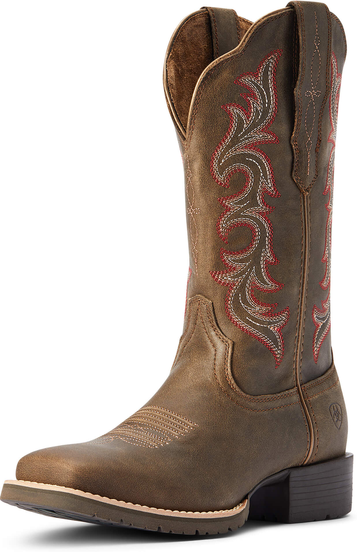Women's Hybrid Rancher StretchFit Cowgirl Boots in Pebble, Size: 5.5 B / Medium by Ariat