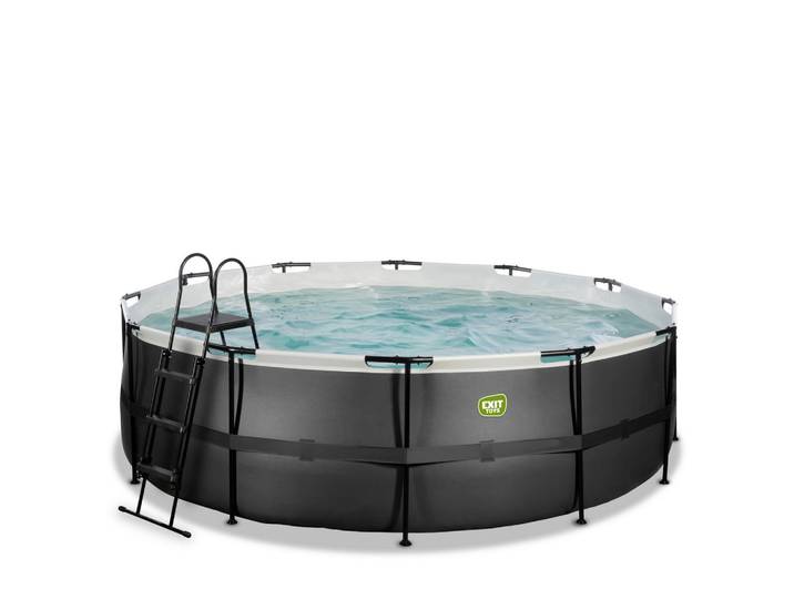 Exit Toys Pool-Set, Schwarz, Kunststoff, 122 cm, CE, Freizeit & Co, Pools & Wasserspaß, Pools, Aufstellpools