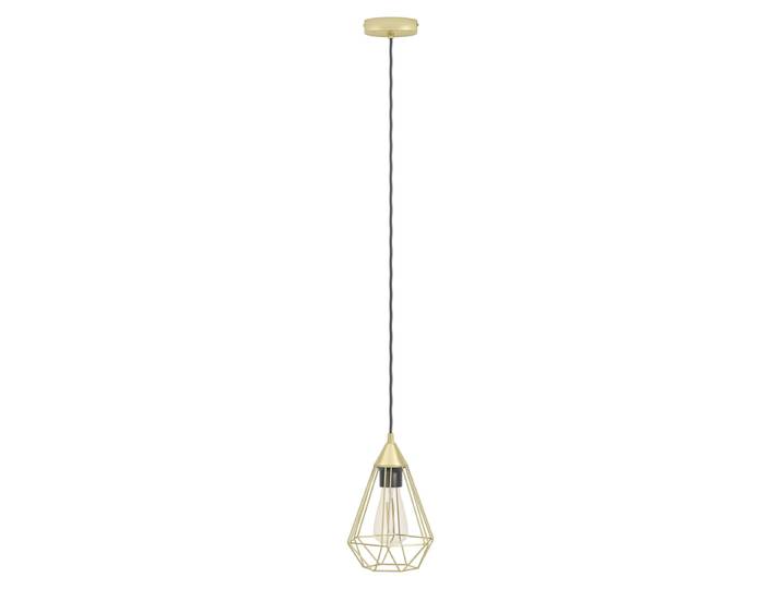 Suspension à 1 flamme HxØ 110x17\,5 cm laiton/brossé