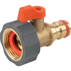 Absperrventil IG 3/4" BRASS SOFT mit Schnellkupplungsanschluss Kugelhahn Messing Wasserhahnanschluss BR-S2230