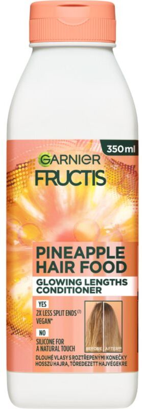 Garnier Fructis Pineapple Hair Food après-shampoing éclaircissant pour cheveux longs 350 ml