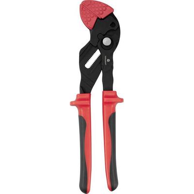 TOOLCRAFT TO-9616524 Greifzange mit glatten Greifbacken Schlüsselweite (metrisch) 62.3mm