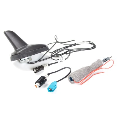 CHP Shark Antenne AM/FM aktiv matt schwarz