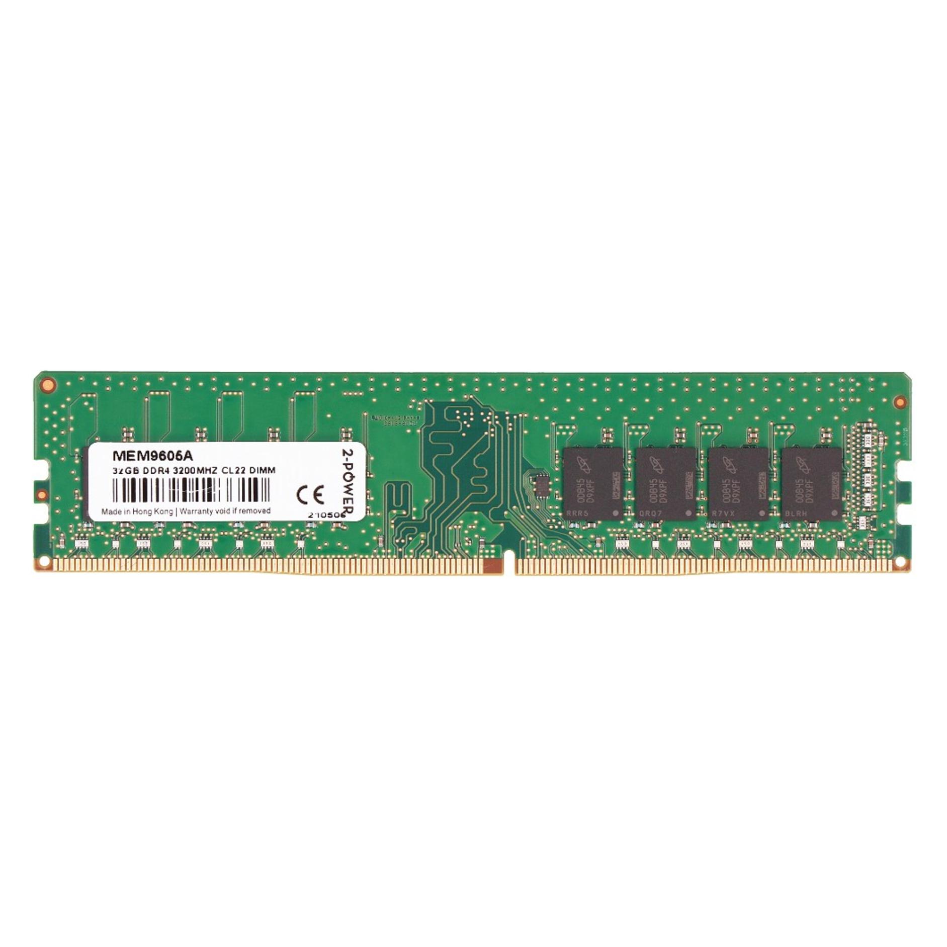 2-Power 32GB DDR4 3200MHz CL22 DIMM (1 x 32GB, DDR4-RAM, DIMM) (MEM9605A)