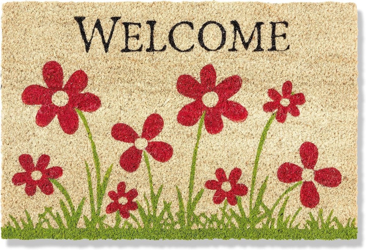 Beige Kokosvezel Binnendeur Mat met Antibacteriële Werking - 40 x 60 cm