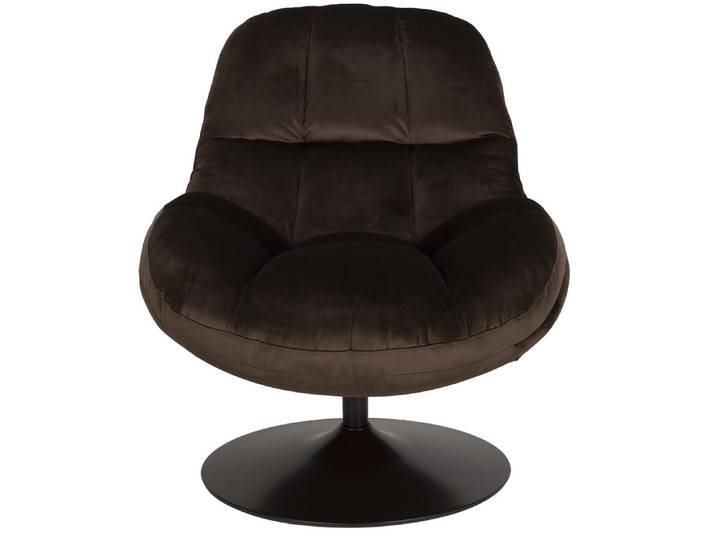 Loungesessel Beefy – aus Polyester - Braun - Luxusbetten24