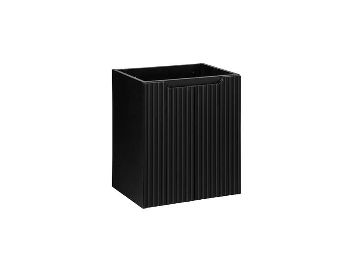 Meuble sous-vasque 50cm 2 portes Riva Noir
