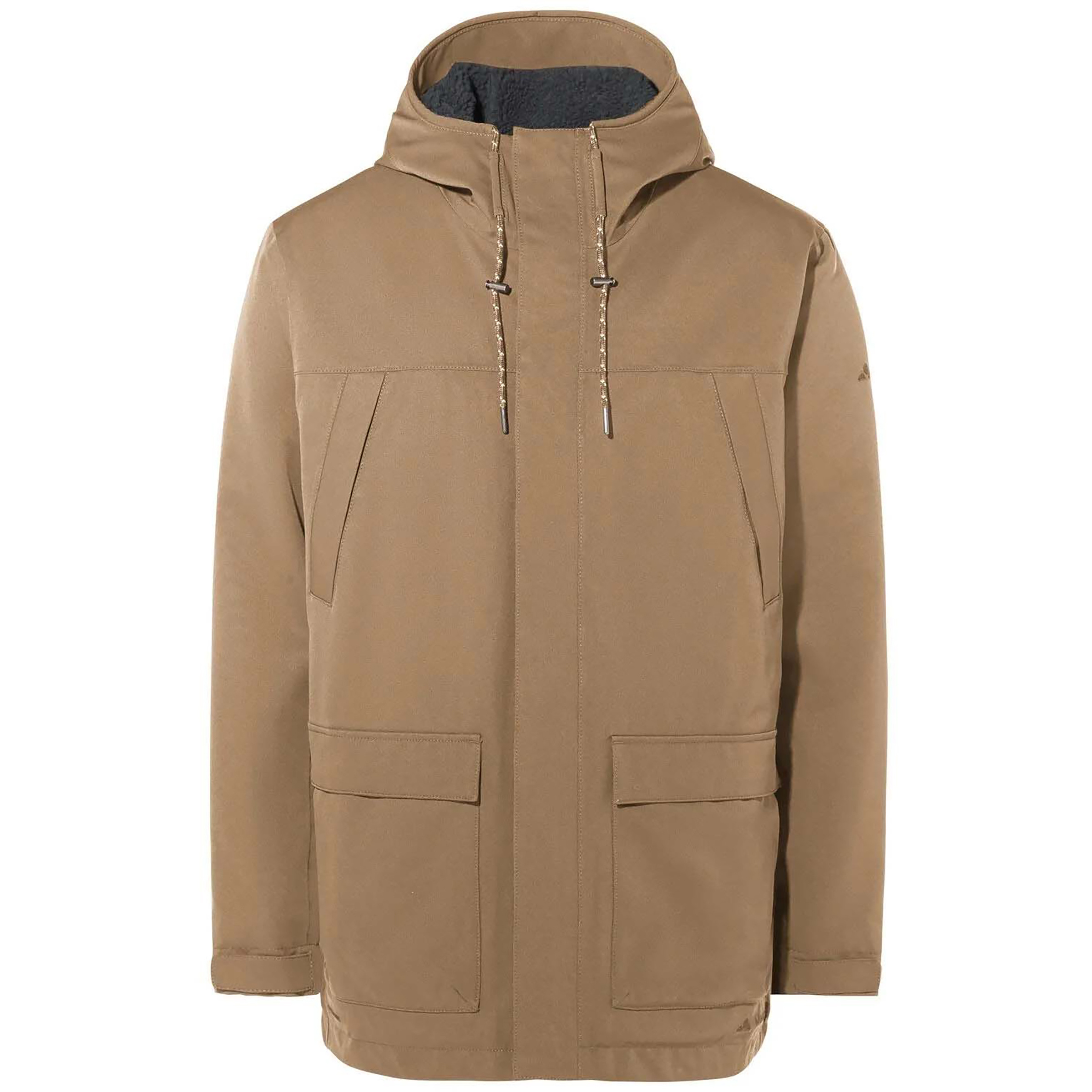 Vaude Manukau III Parka Herren Winterjacke beige Größe S Lifestyle Wasserdicht Wasserabweisend