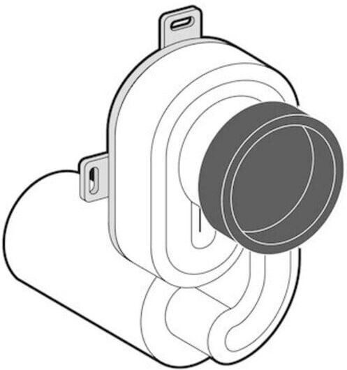 Schell Siphon COMPACT LC mit LC-Sensor, für Urinal (015280099)