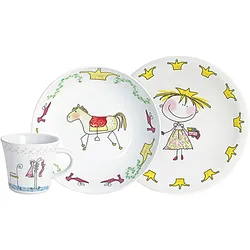 Kahla, Kindergeschirr + Kinderbesteck, Kids Märchenprinzessin Kinderset