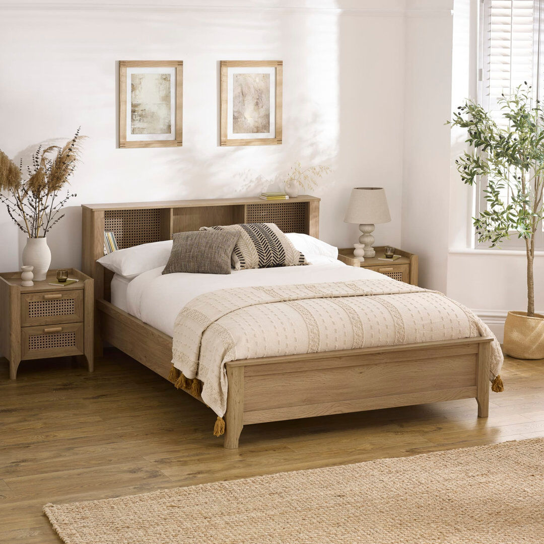 White Noise Georgio Bed Black Kingsize (5')